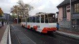 Tallinn sporvognslinje 2 med ledvogn 175 ved Telliskivi (2017)