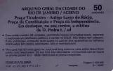 Telekort: Rio de Janeiro , bagsiden (1997)