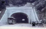 Telekort: Rio de Janeiro Santa Teresa Tramway , forsiden Túnel do Lema 1906 (1996)