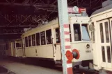 Thuin motorvogn 9888 inde i remisen Depot Anderlues (1981)
