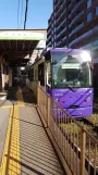 Tokyo Toei Streetcar Arakawa Line med motorvogn 8806 ved Gakushuinshita (2017)