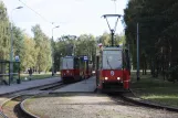 Toruń ekstralinje 4 med motorvogn 248 ved Olimpijska (2009)