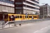 Utrecht sporvognslinje 20 med ledvogn 5005 ved Moreelsepark (1989)