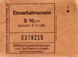 Voksenbillet til Innsbrucker Verkehrsbetriebe (IVB) (1982)