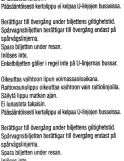 Voksenbillet til Kaupunkiliikenne / Stadstrafik, bagsiden (2008)