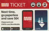 Voksenbillet til Muni Metro, bagsiden (2019)