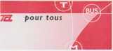 Voksenbillet til Transports en Commun Lyonnais (TCL), forsiden (2018)