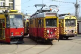 Warszawa motorvogn 1250 ved remisen Carriage Plant Implementation R-2 "Prague" (2011)