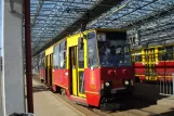 Warszawa sporvognslinje 5 med motorvogn 1092 ved Metro Młociny (2011)