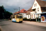 Woltersdorf sporvognslinje 87 med motorvogn 32 ved Fasanenstraße (2001)