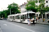 Würzburg sporvognslinje 4 med lavgulvsledvogn 251 ved Ulmer Hof (2003)