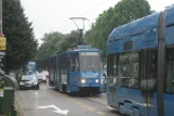 Zagreb ekstralinje 3 med ledvogn 343 på Maksimirska cesta (2008)