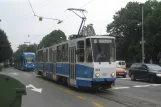 Zagreb sporvognslinje 13 med ledvogn 313 tæt på Park Maksimir (2008)