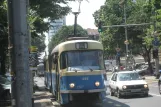 Zagreb sporvognslinje 14 med motorvogn 489 på Savska cesta (2008)