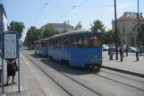 Zagreb sporvognslinje 2 med bivogn 714 ved Glavni Kolodvor (2008)