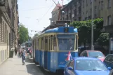 Zagreb sporvognslinje 2 med motorvogn 133 på Ulica Valentina Vodnika (2008)