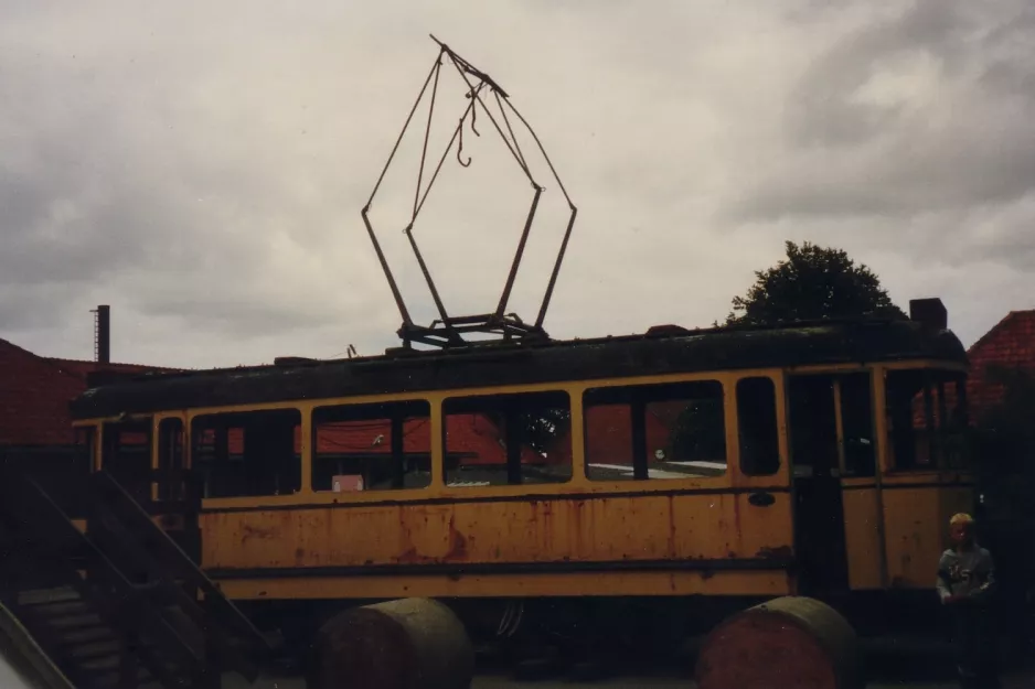 Aarhus motorvogn 15 ved Grønhøjskolen (1987)