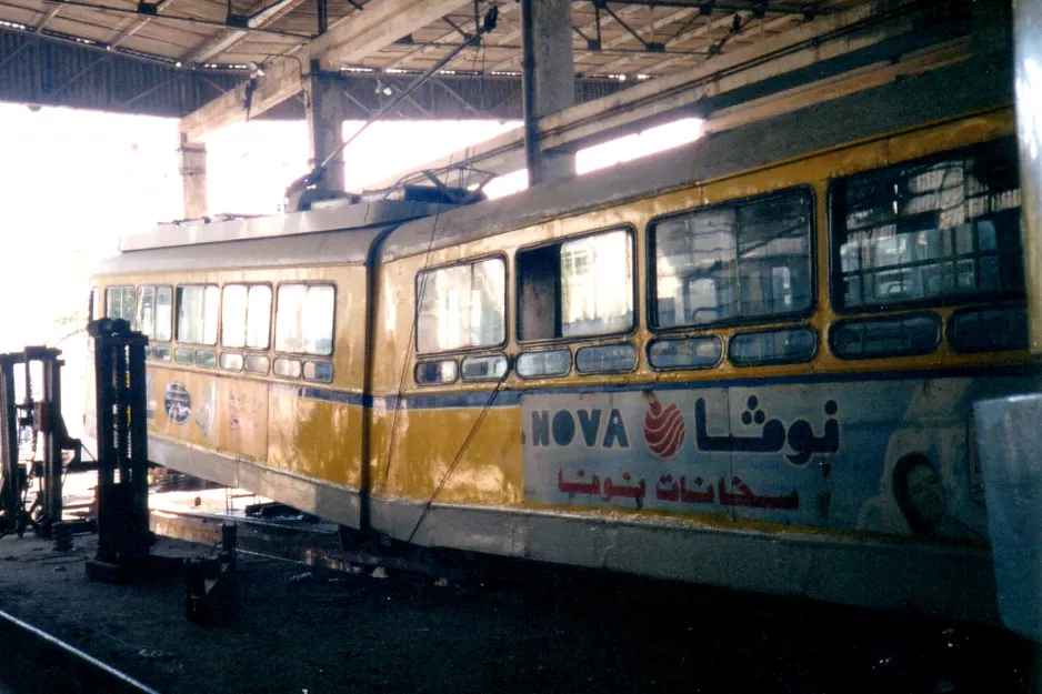 Alexandria ledvogn 886 inde i remisen Karmus (2002)