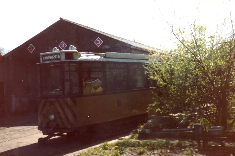 Amsterdam arbejdsvogn 542 i Electrische Museumtramlijn (1989)