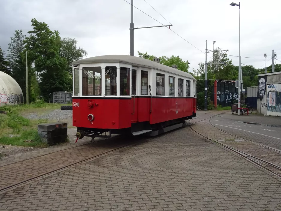 Amsterdam bivogn 5290 ved Electrische Museumtramlijn (2022)
