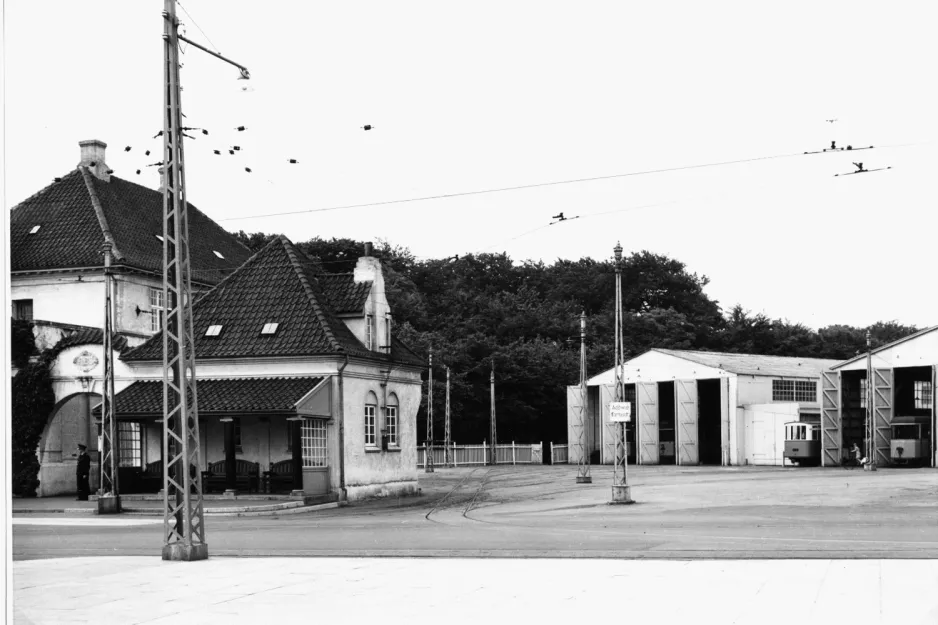 Arkivfoto: Aarhus remisen Dalgas Avenue (1954)