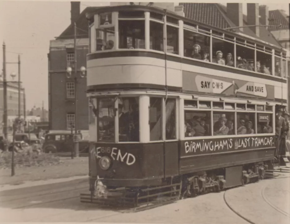 Arkivfoto: bemalet Birmingsham's Last Tramcar (1953)