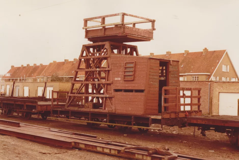 Arkivfoto: Bruxelles tårnvogn 3632 ved Knokke (1978)