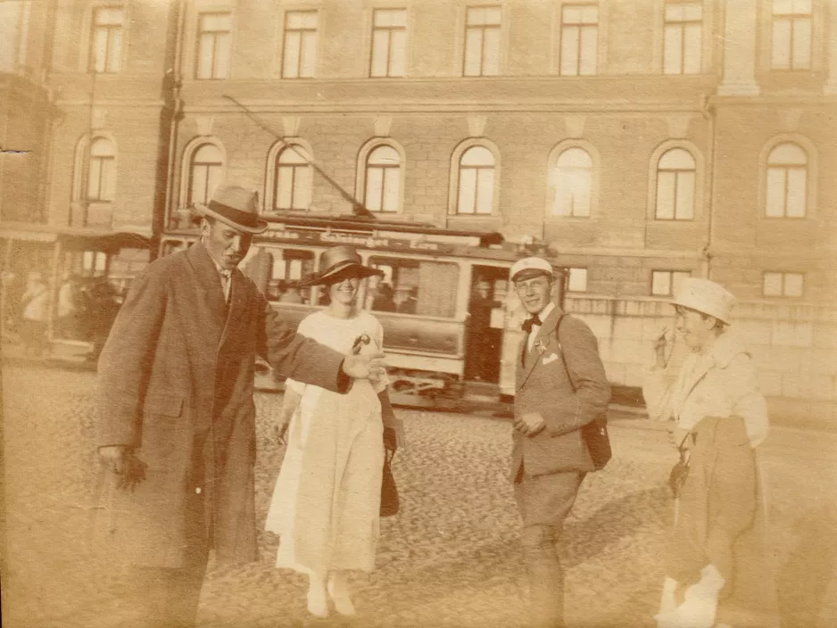 Arkivfoto: Helsingfors på Pohjoisesplanadi/Norra Esplanaden (1920-1938)