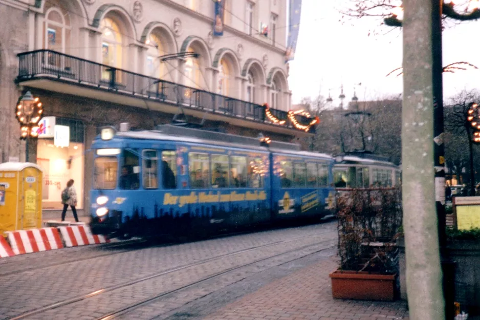 Augsburg sporvognslinje 1  nær Königsplatz (1998)