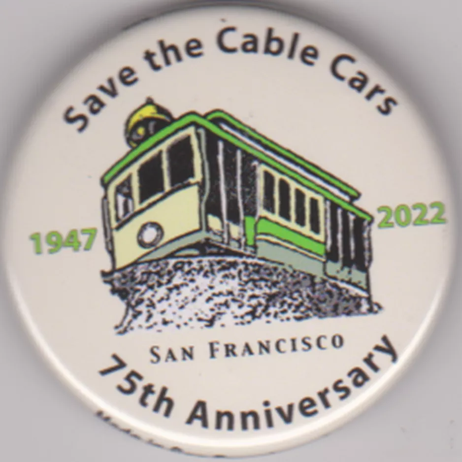 Badge: Save the Cable Cars
 (2022)