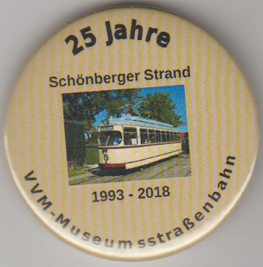Badge: Schönberger Strand museumslinje med motorvogn 241 (2018)