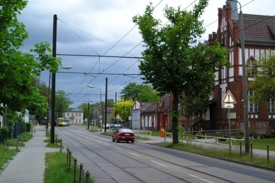 Berlin sporvognslinje 68 ved Alt-Schmöckwitz (2006)