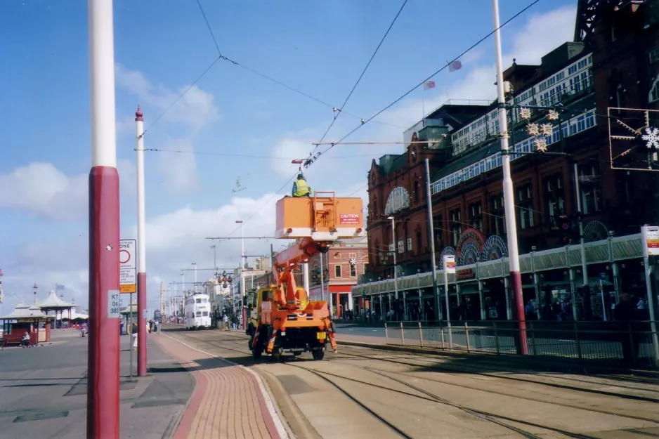 Blackpool tårnvogn nær Blackpool Tower (2006)