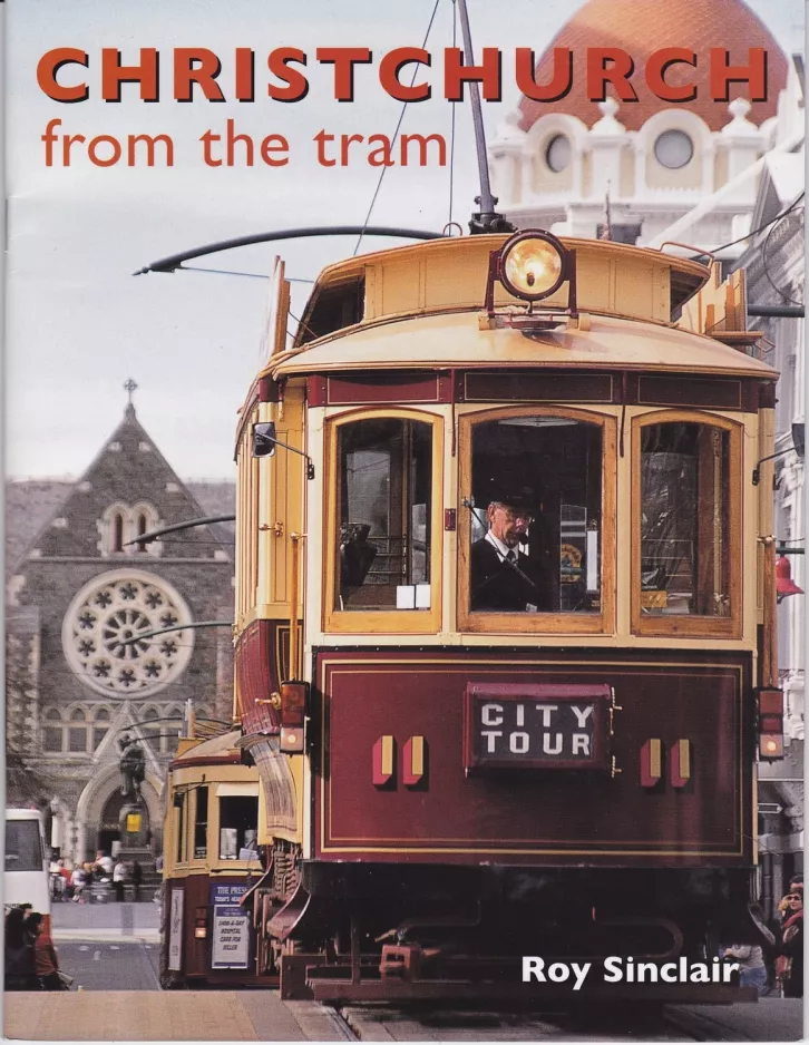 Bog: Christchurch Tramway linje med motorvogn 11, forsiden (2011)