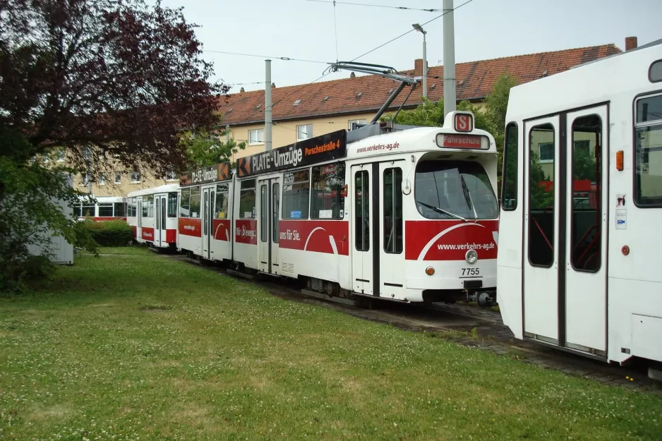 Braunschweig ledvogn 7755 ved Helmstedter Str. (2008)