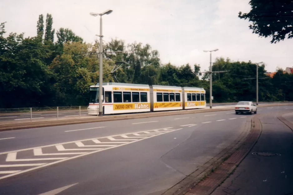 Braunschweig sporvognslinje 5 ved Museumstraße (1998)