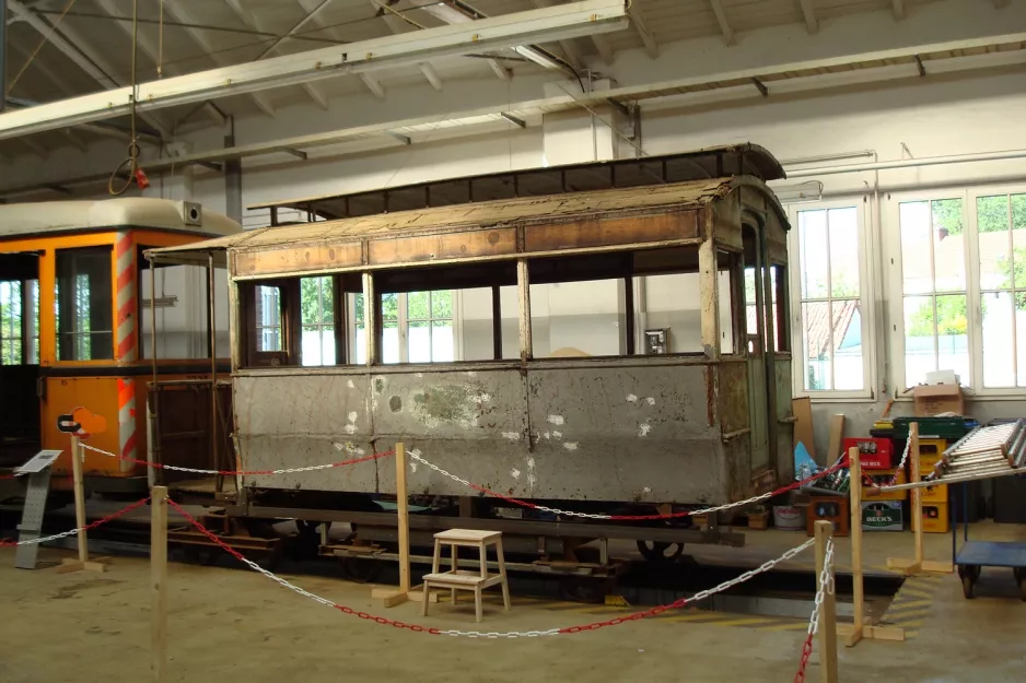 Bremen hestesporvogn 23 under restaurering Das Depot (2011)