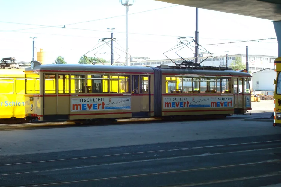 Bremen ledvogn 917 ved BSAG - Zentrum (2011)