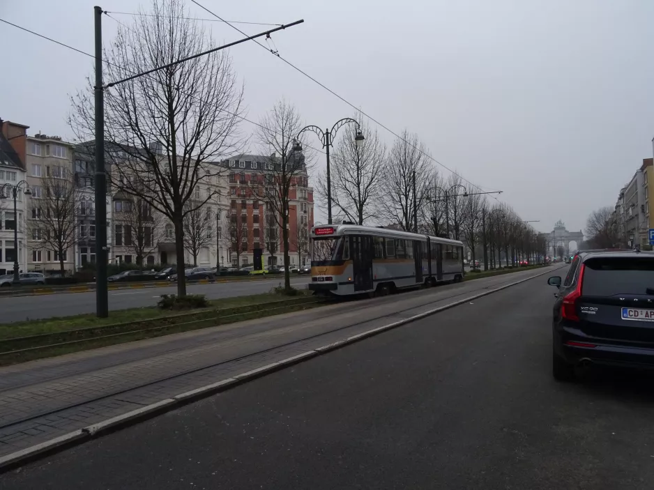 Bruxelles ledvogn 7774 på Avenue de Tervueren (2019)