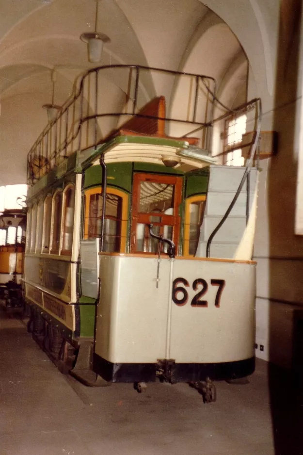 Dresden hestesporvogn 627 på Verkehrsmuseum (1983)