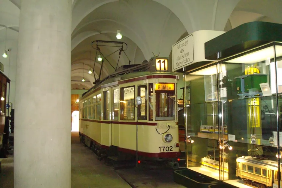 Dresden motorvogn 1702 på Verkehrsmuseum (2011)