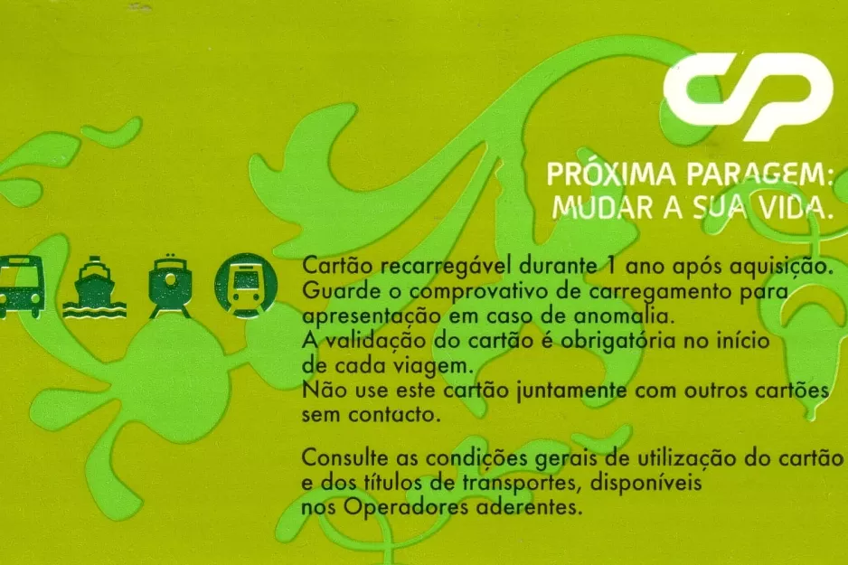 Enkeltbillet til Carris, bagsiden (2008)