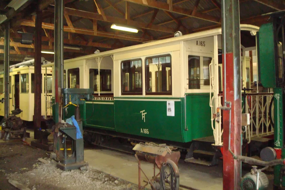 Erezée bivogn A.165 inde i Tramway Touristique de l'Aisne (2014)