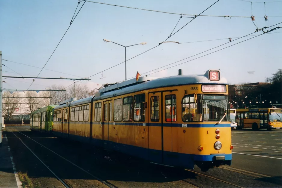 Essen ledvogn 1753 ved remisen Betriebshof Stadtmitte (2004)