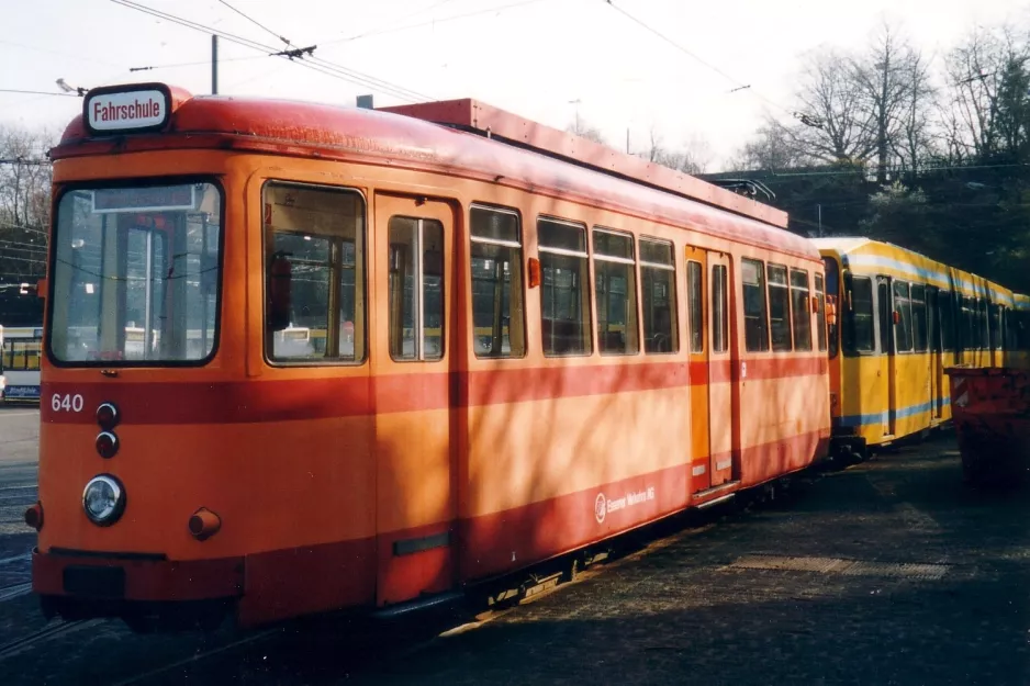 Essen skolevogn 640 ved remisen Betriebshof Stadtmitte (2004)