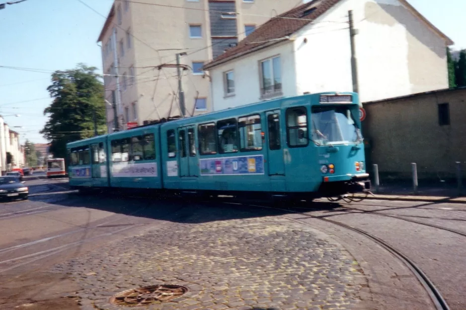 Frankfurt am Main sporvognslinje 15  ved Südbahnhof (1999)