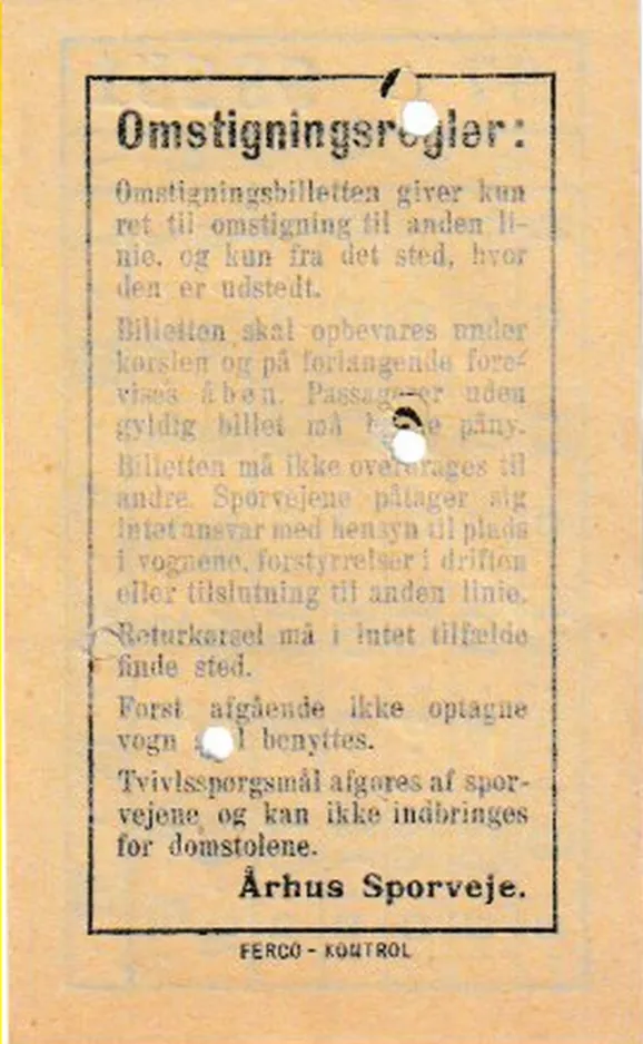 Fribillet til Sporvejsmuseet Skjoldenæsholm, bagsiden (2024)