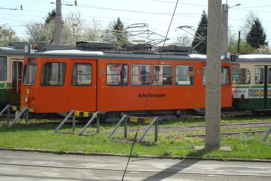 Graz arbejdsvogn 251 ved Alte Poststr. (2012)