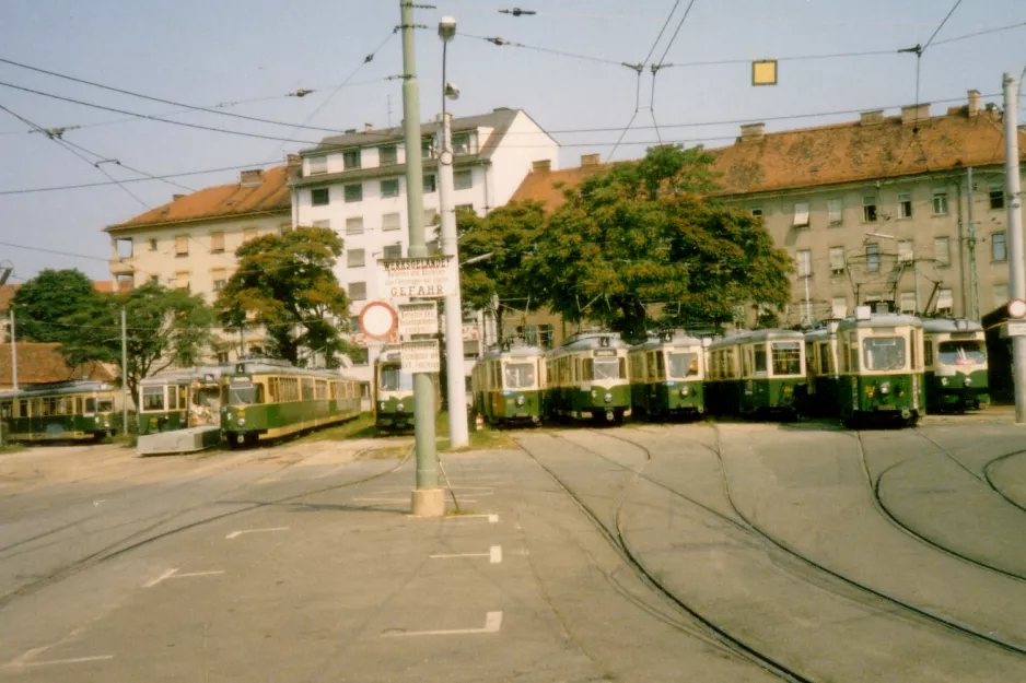Graz ved remisen Steyrergasse 1 (1986)