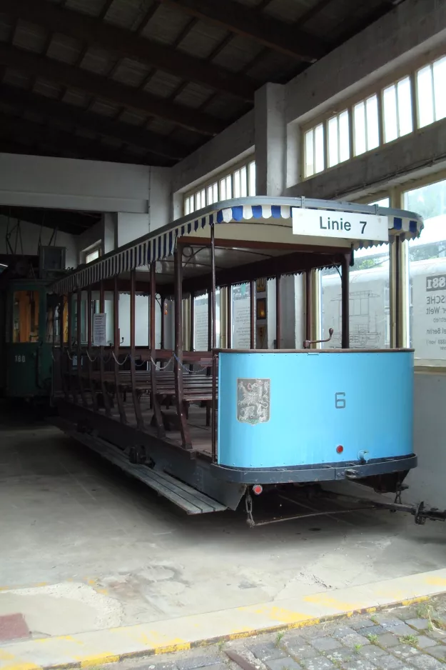 Hannover åben bivogn 6 på Straßenbahn-Museum (2008)